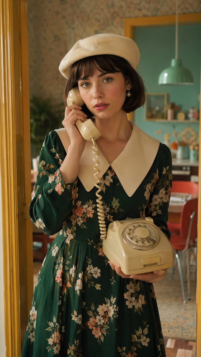 1970er Vogue Telefon Porträt (1/3)