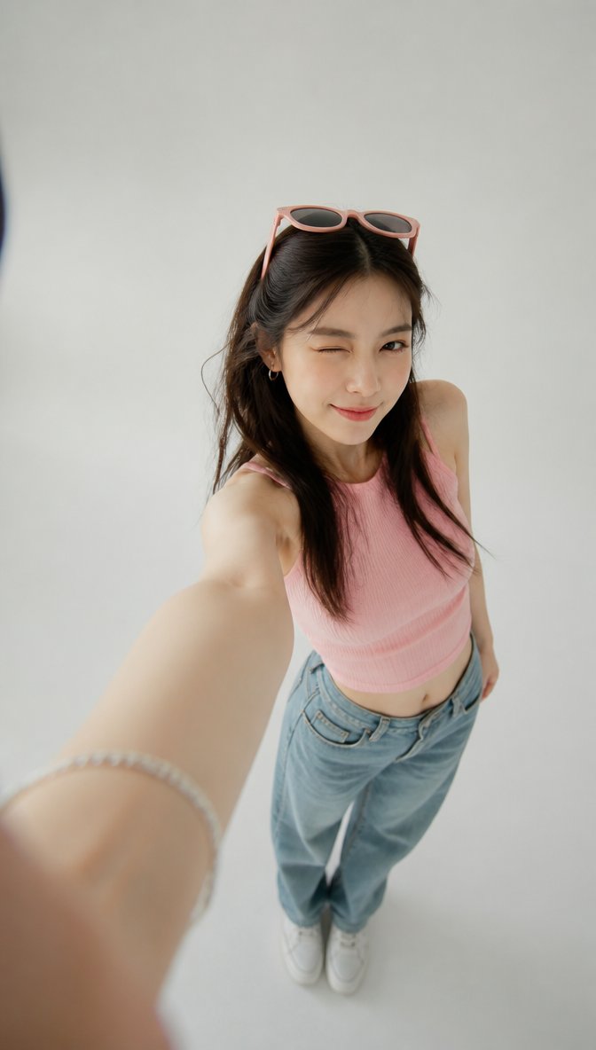 Portrait selfie studio ultra grand-angle (1/2)