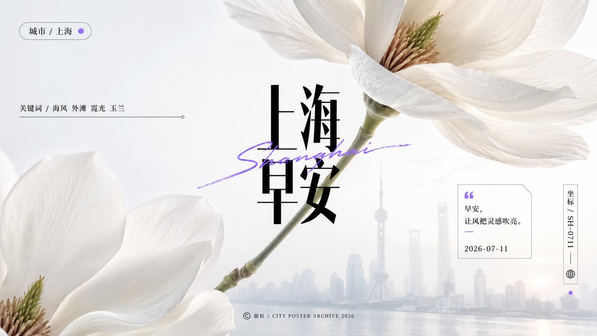 Poster Pagi Magnolia Shanghai