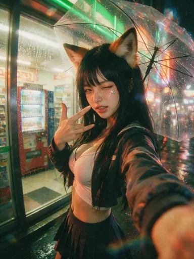 Regnerisches Tokio Yokai Gyaru Selfie (1/4)