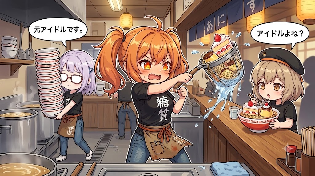 Komedi Anime Ramen Dükkanı Kaosu (1/4)