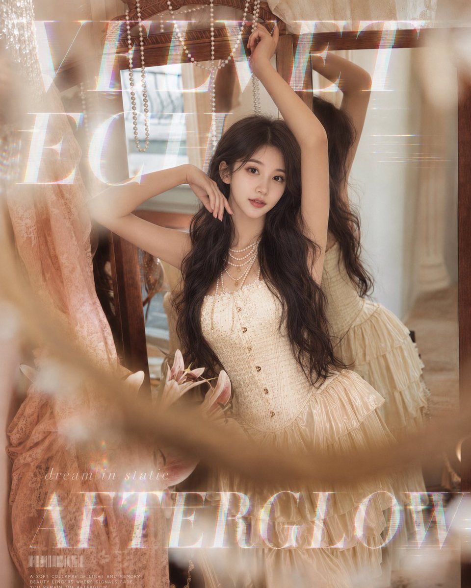 Dreamy Afterglow Fashion Portrait (1/3)