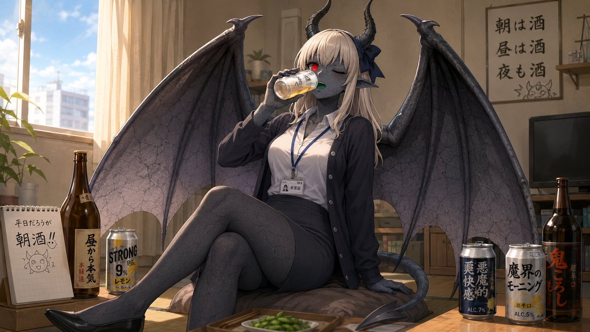 Demon Office Girl Morning Drink (1/4)