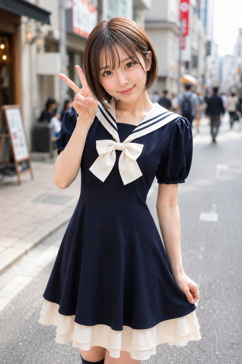 Matrosenkleid Street Portrait