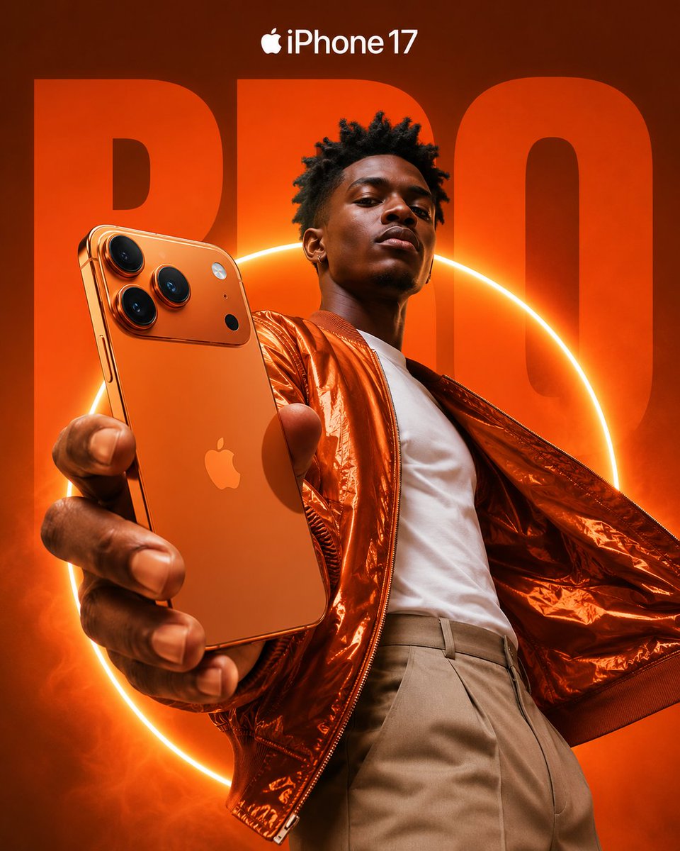 Premium iPhone Moda Reklam Posteri