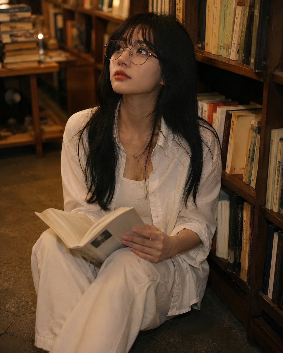 Retrato de Rincón de Lectura Acogedor en Biblioteca (1/2)