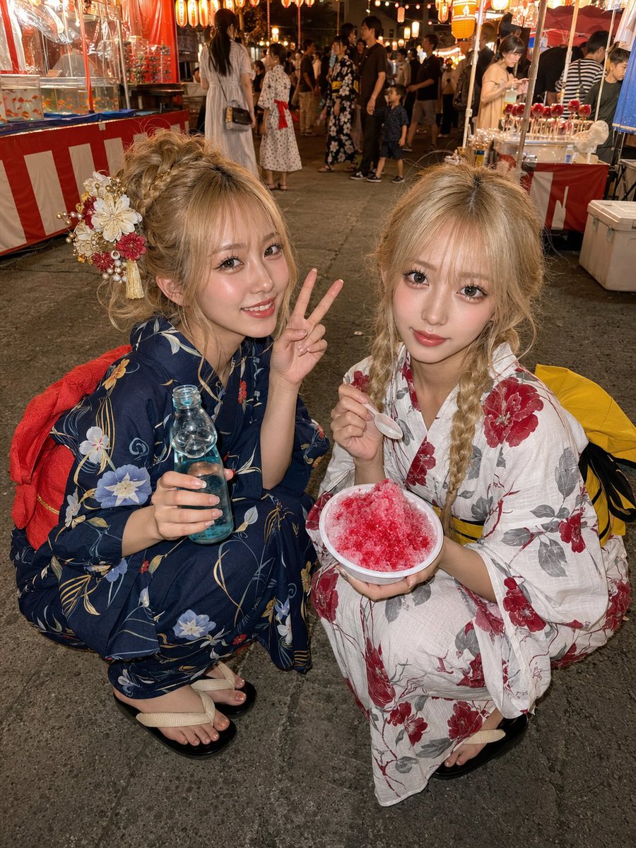 Ragazze Bionde al Festival Estivo (1/2)