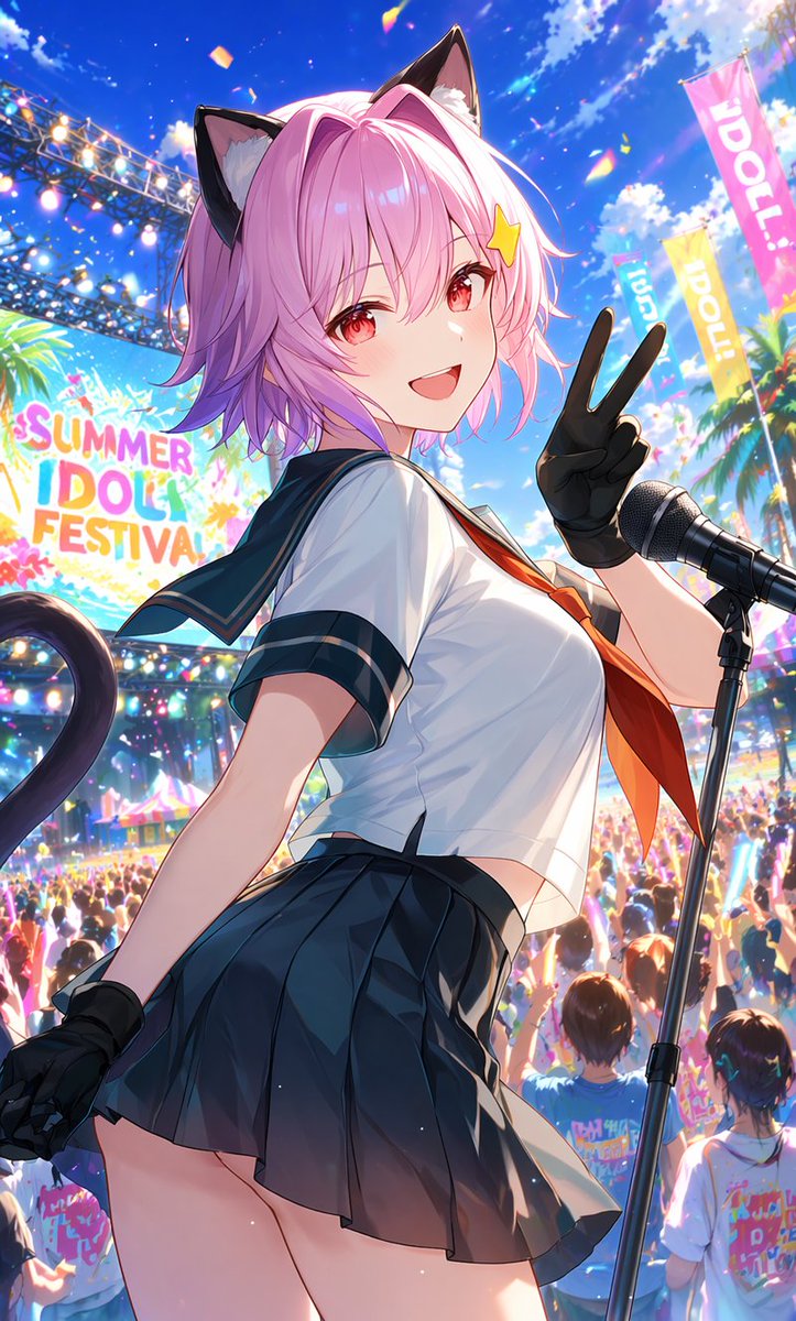 Festival de Ídolos Veraniegos de Chica Gato Anime