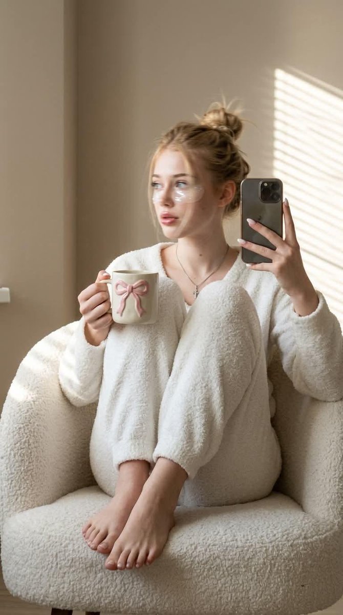 Selfie Matinal Miroir Spontané