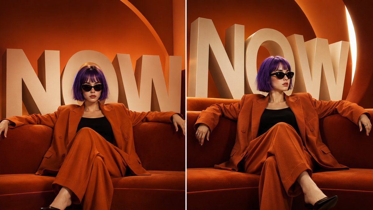 Divisão de Tela Editorial de Moda de Luxo