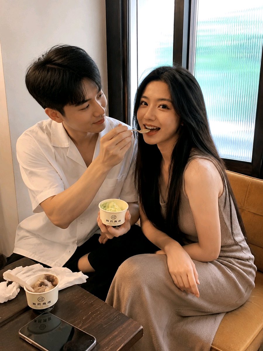 Candid Dessert Date Photography (1/2)