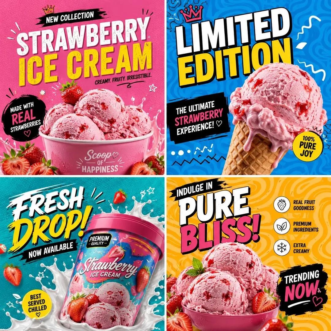 Pop Art Product Branding Grid (1/3)