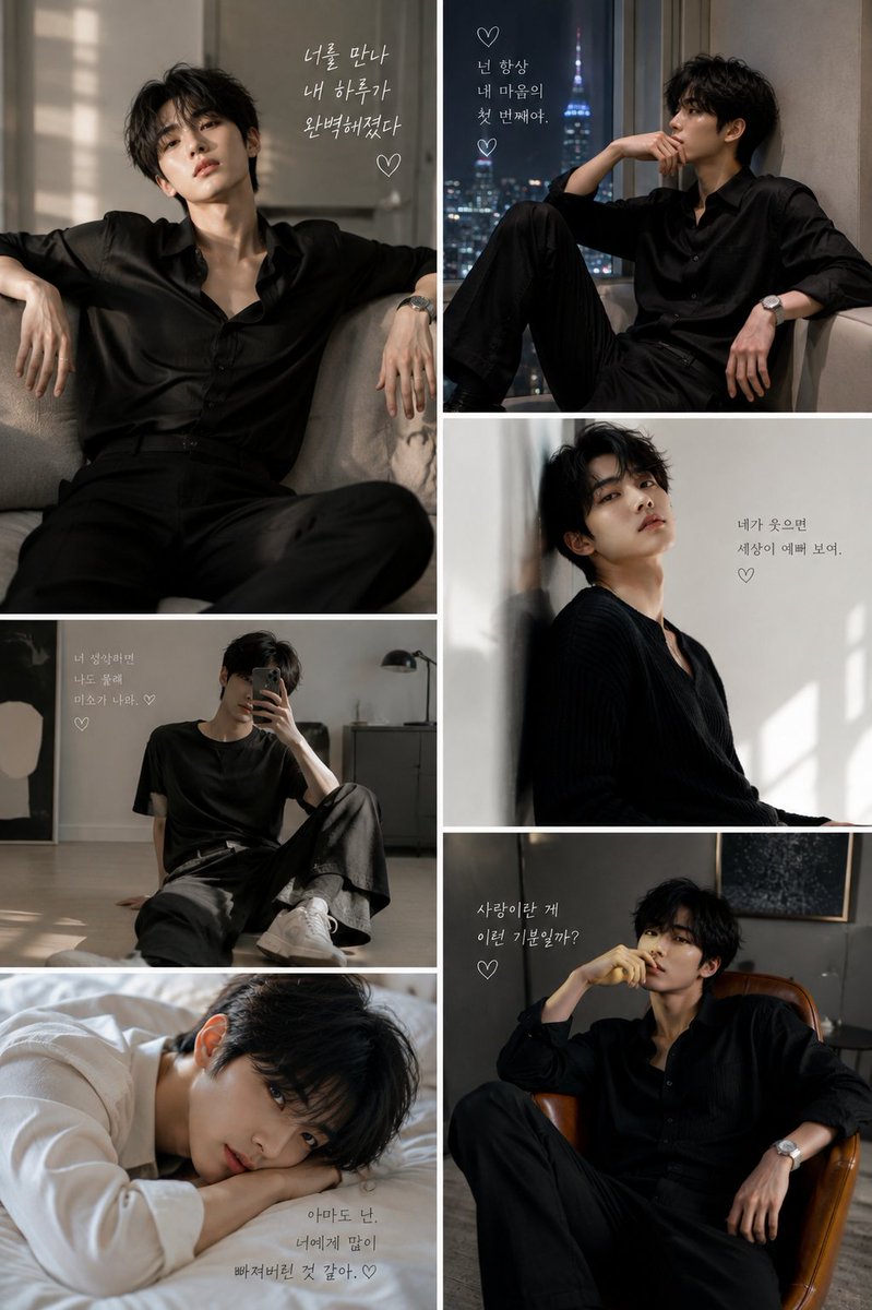 Korean Fashion Editorial Collage (1/2)