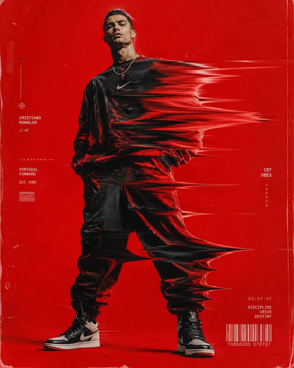 Ultra-Premium Cinematic Sports Glitch Poster (1/4)