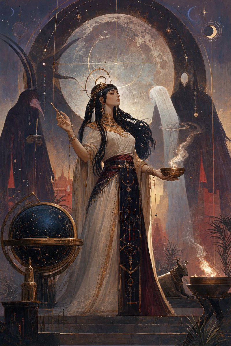 Ritual de Sacerdotisa Lunar Egipcia