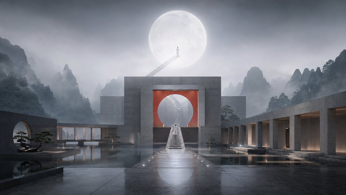 Fusion Architecture Chinoise Futuriste (1/3)