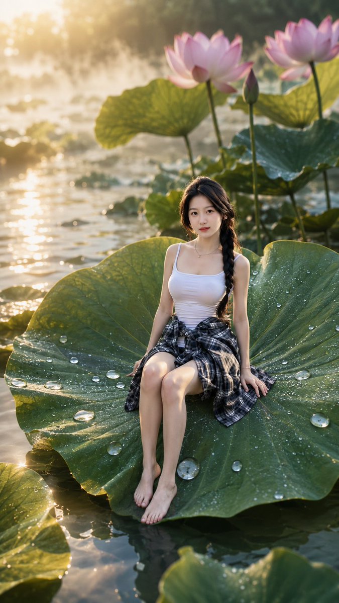 Giant Lotus Pond Portrait (1/2)