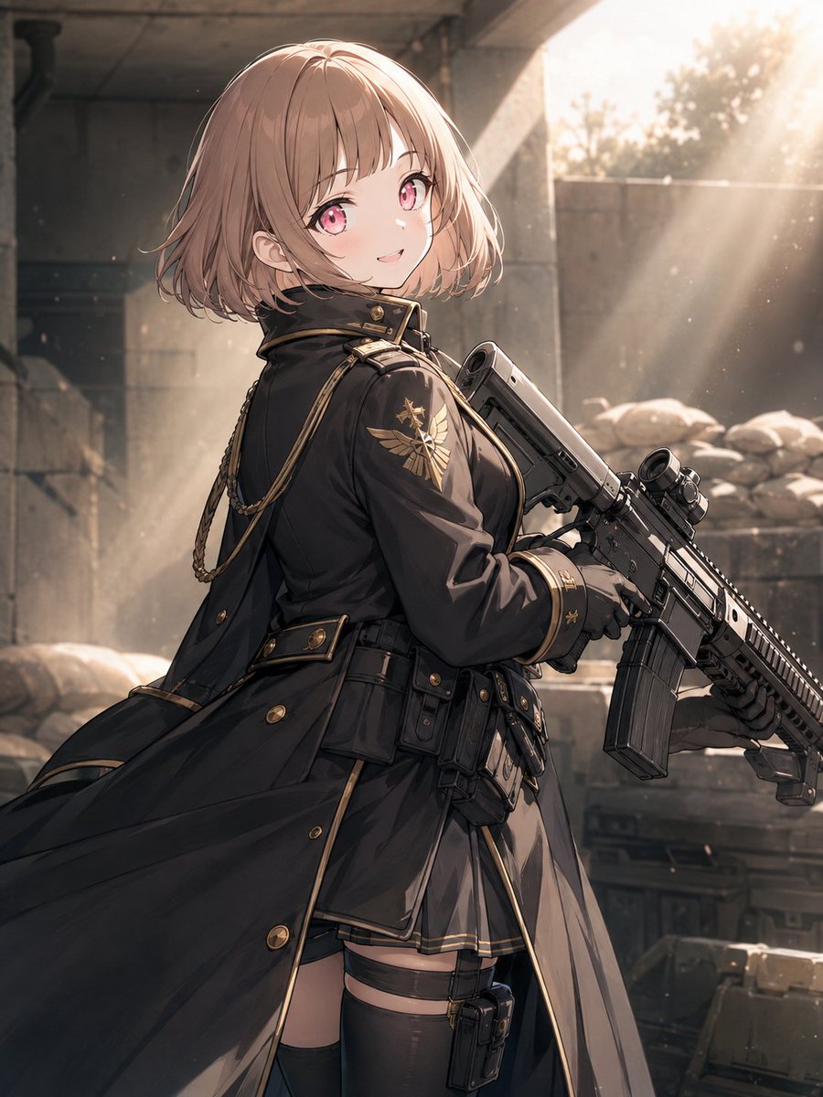 Güneşli Sığınakta Anime Taktik Kızı