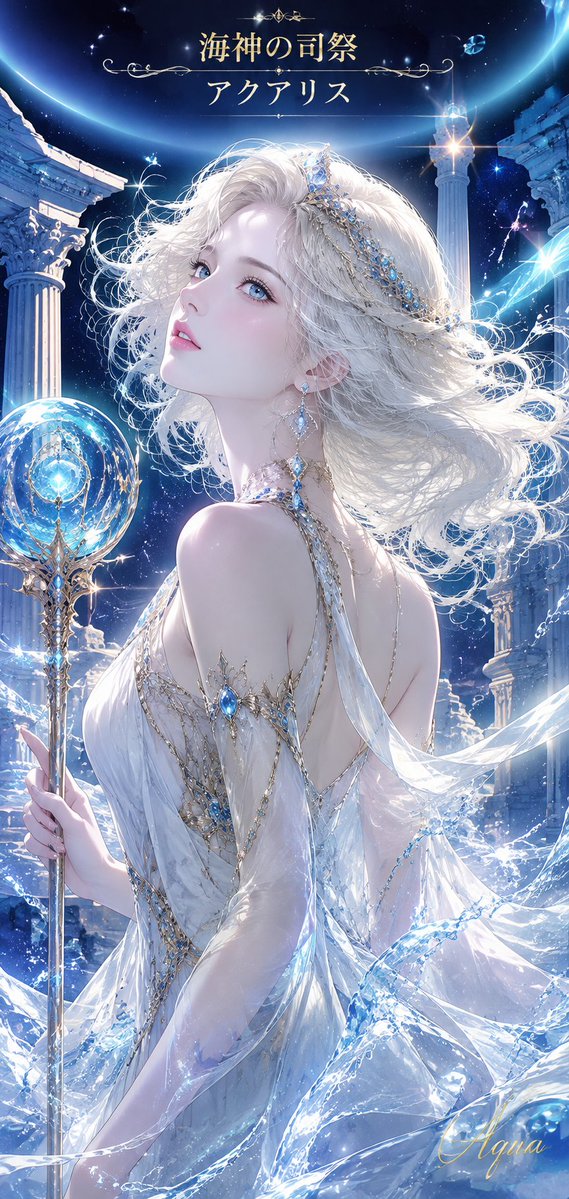 Aquarius Sea Priestess Poster (1/3)