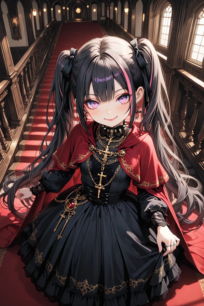 Transformación de Capa Gótica Lolita Anime