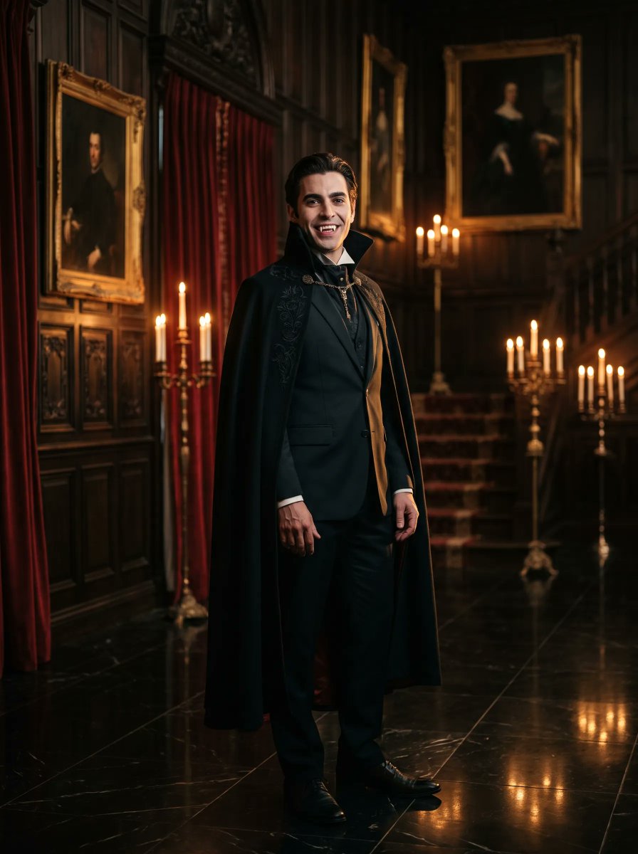 Retrato de Noble Vampiro Gótico (1/2)