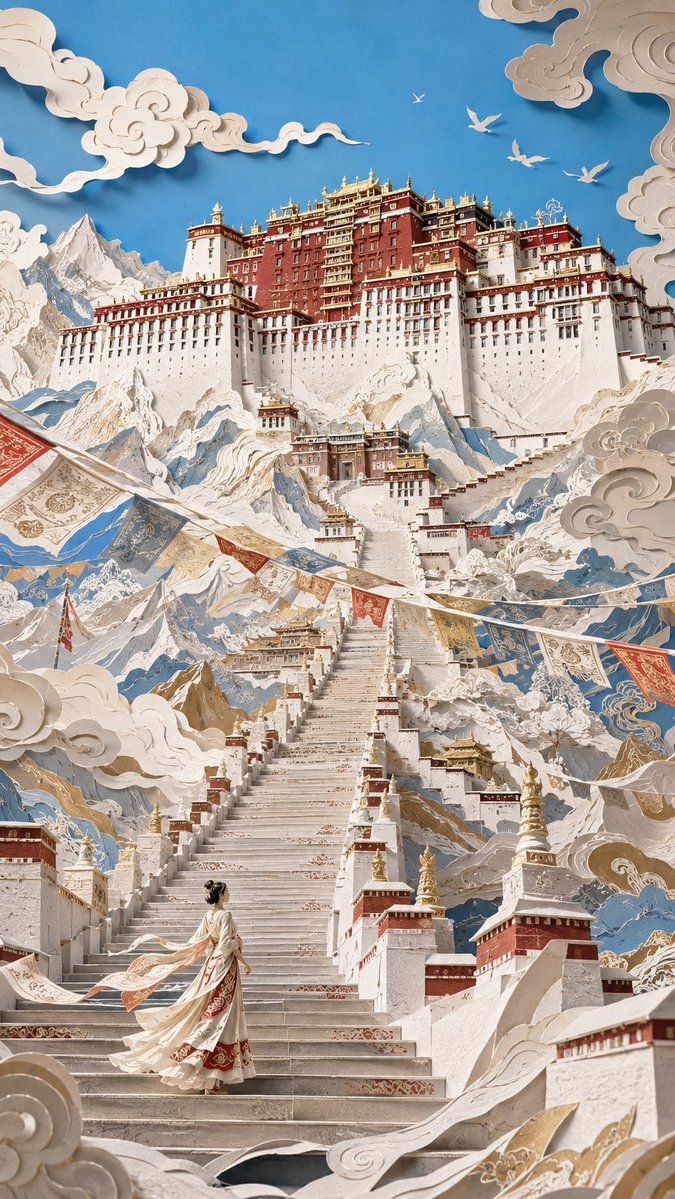 Art de découpage de papier oriental du palais de Chongqing