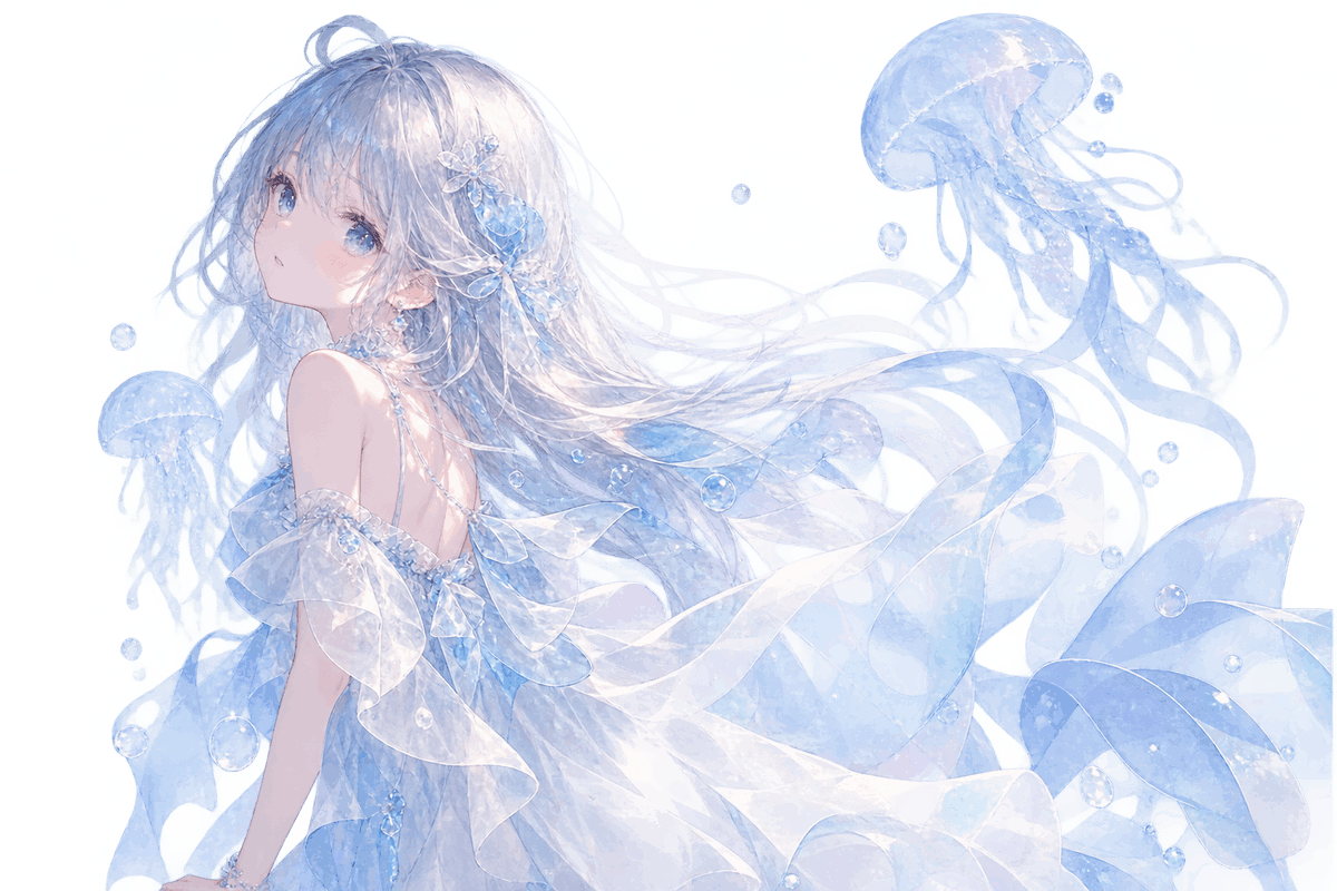 Princesa Medusa Transparente (1/2)