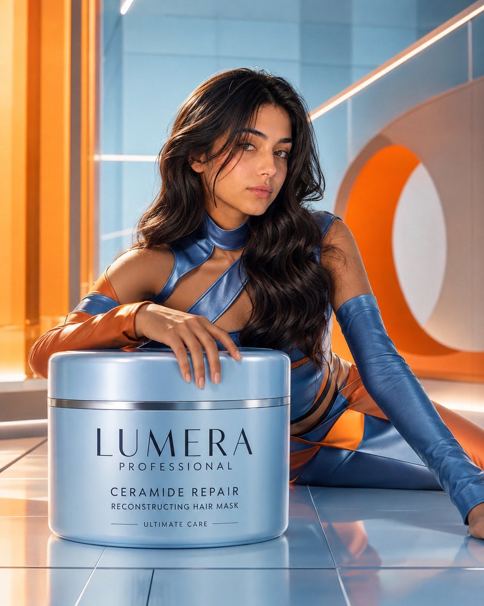Luxury Surreal Hair-Care Ad (1/2)