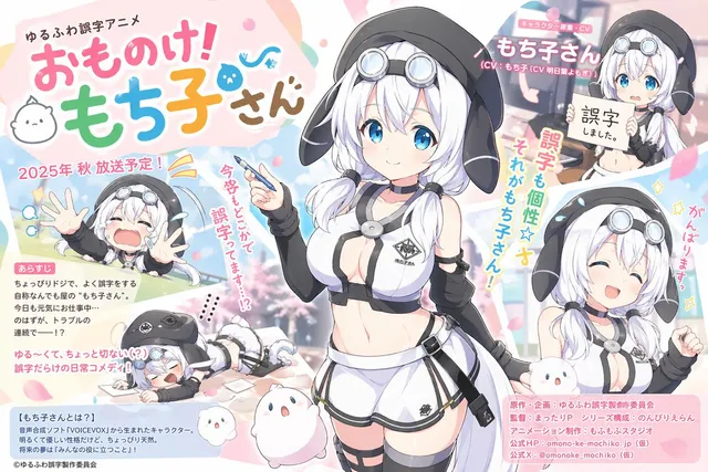 Poster promozionale anime pastello