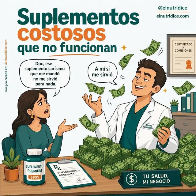 Satirical Expensive Supplements Cartoon