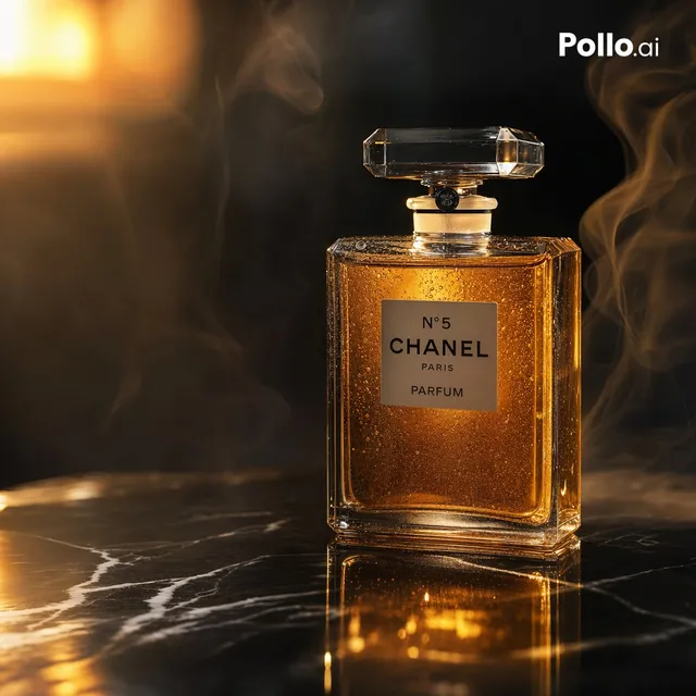 Luxury Perfume Ad Shot