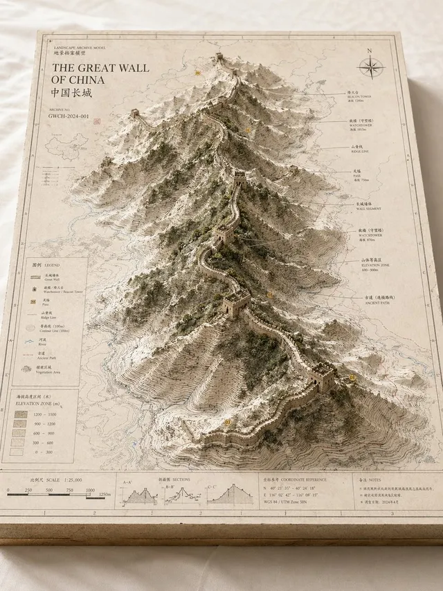 Landscape Archive Model Map