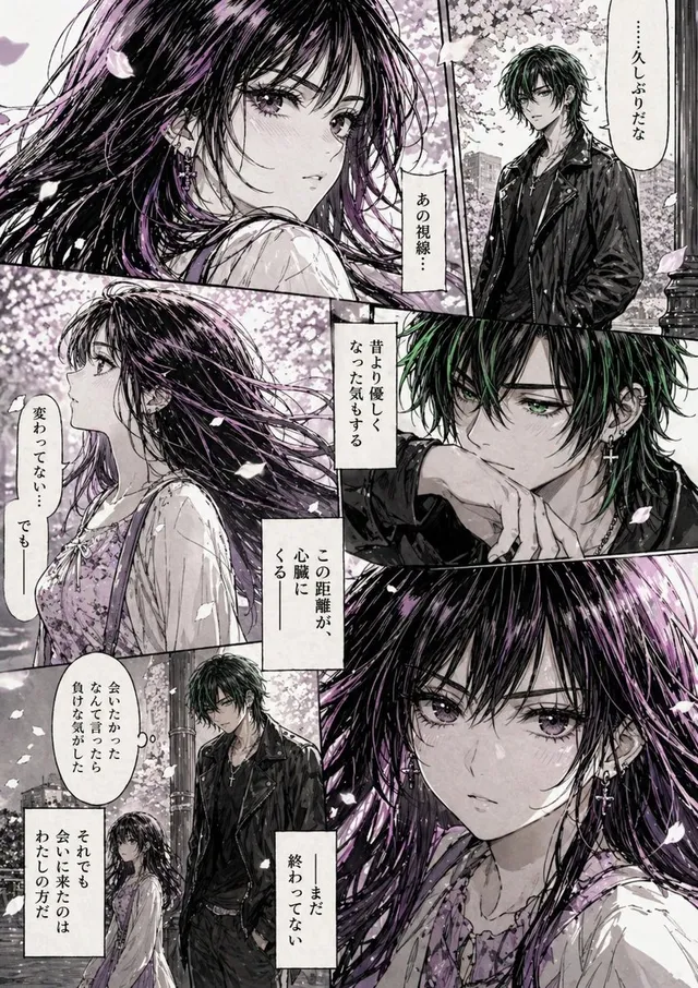 Hard-Boiled Sakura Reunion Manga Page