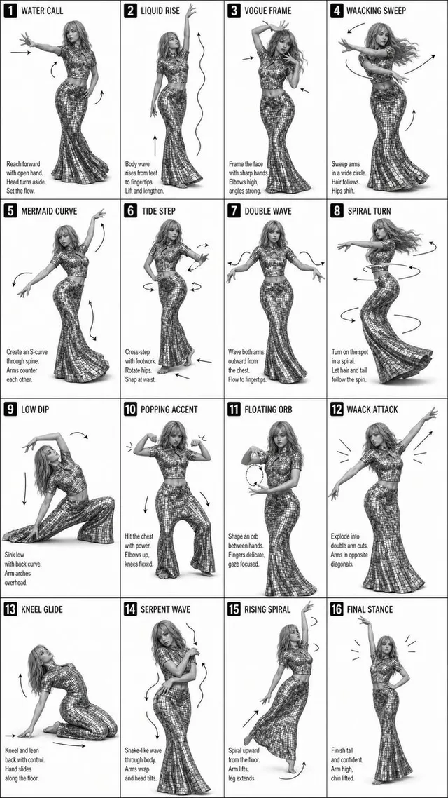 Prompt de Póster Instructivo de Danza
