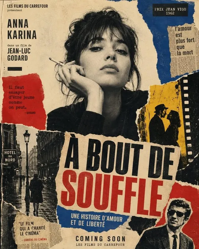 Affiche de film d'art et d'essai des années 1960