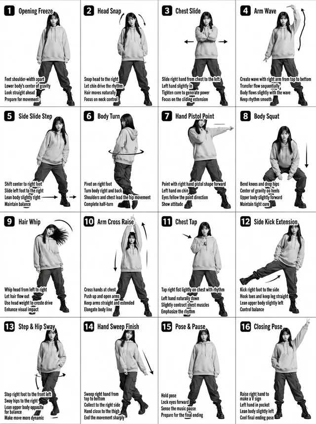 K-pop Dance Tutorial Poster Generator
