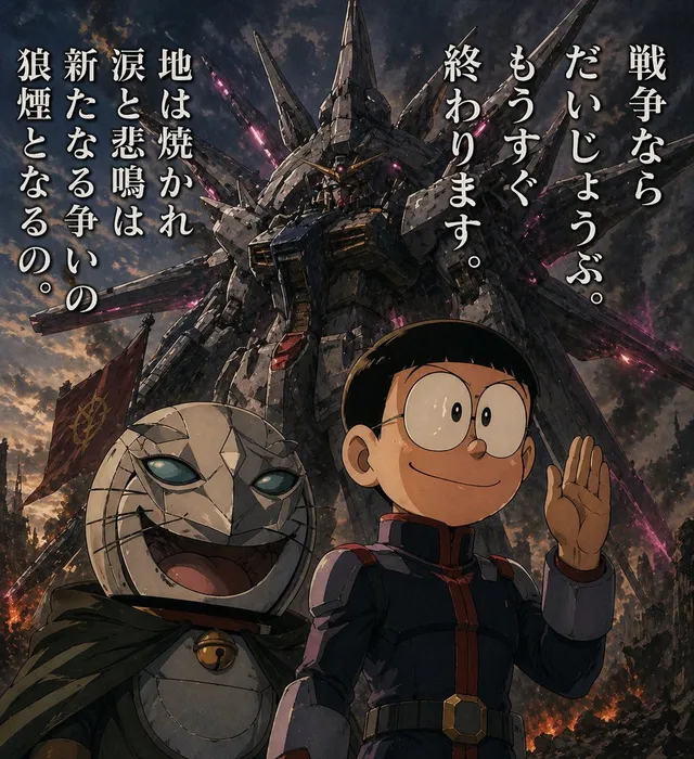 Poster Mecha Apocalittico da Pannello Manga