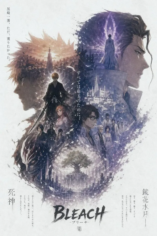 Poster Personaggio Cinematografico in Stile Anime