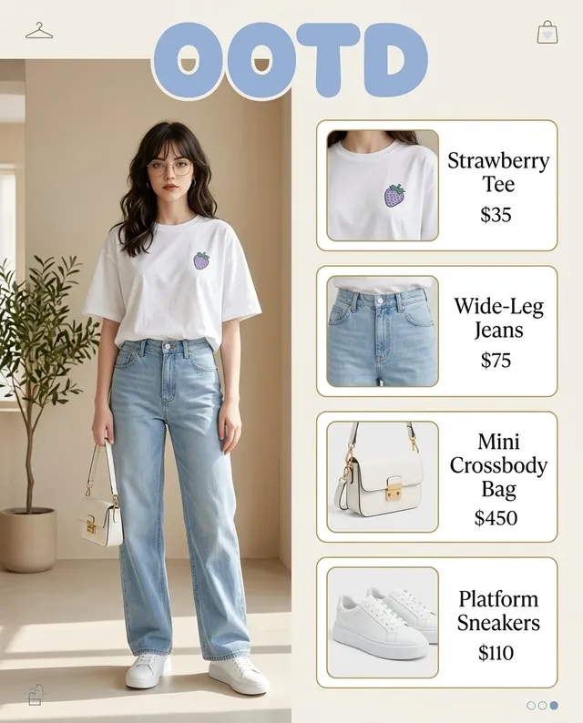 Infográfico de Moda OOTD