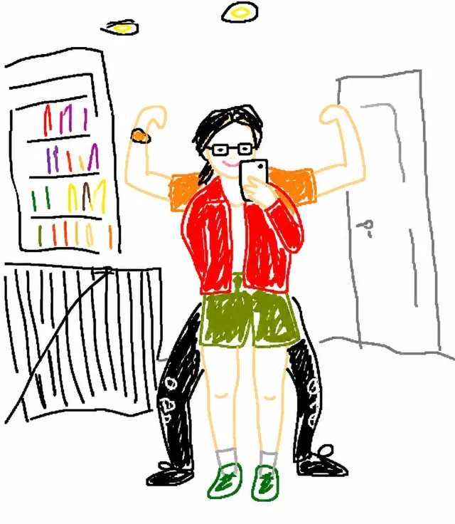 Clumsy MS Paint Style Redraw