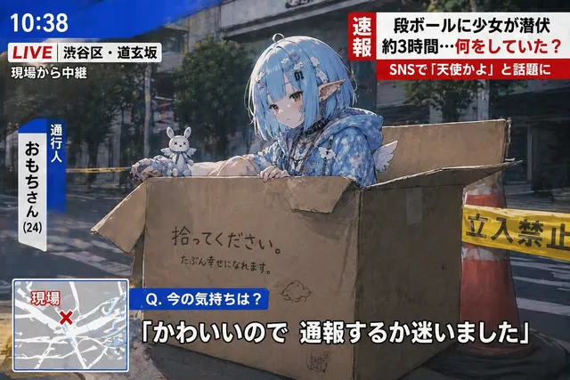 Breaking News Style Character Art