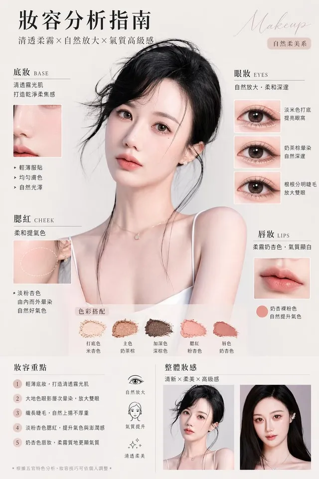 Luxury Makeup Analysis Poster