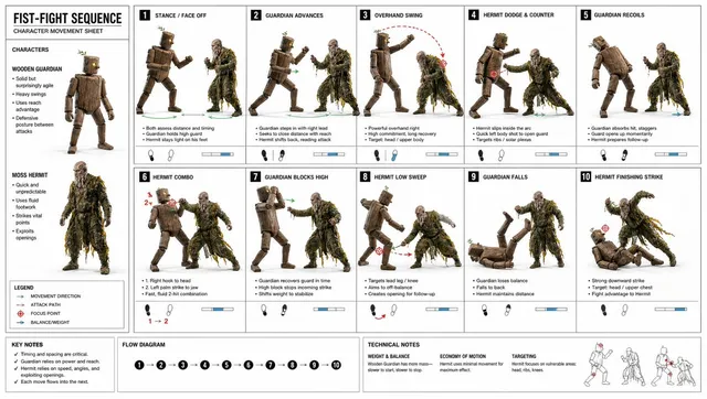 Fist-Fight Character Motion Sheet