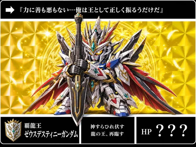 Carte Gundam Roi Dragon Holographique