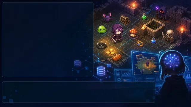 AI Fantasy Dungeon UI Header
