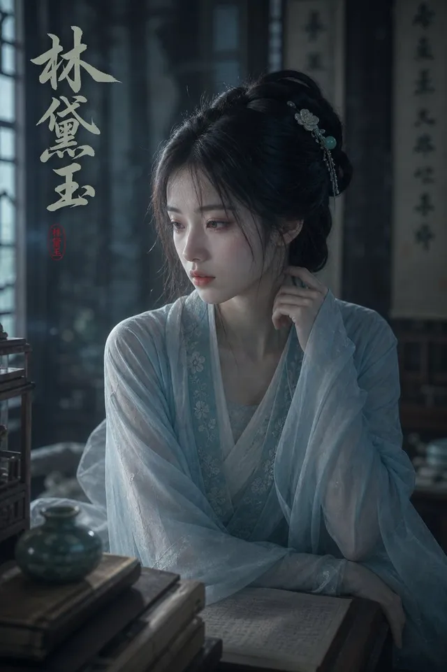Melankolik Lin Daiyu Portresi