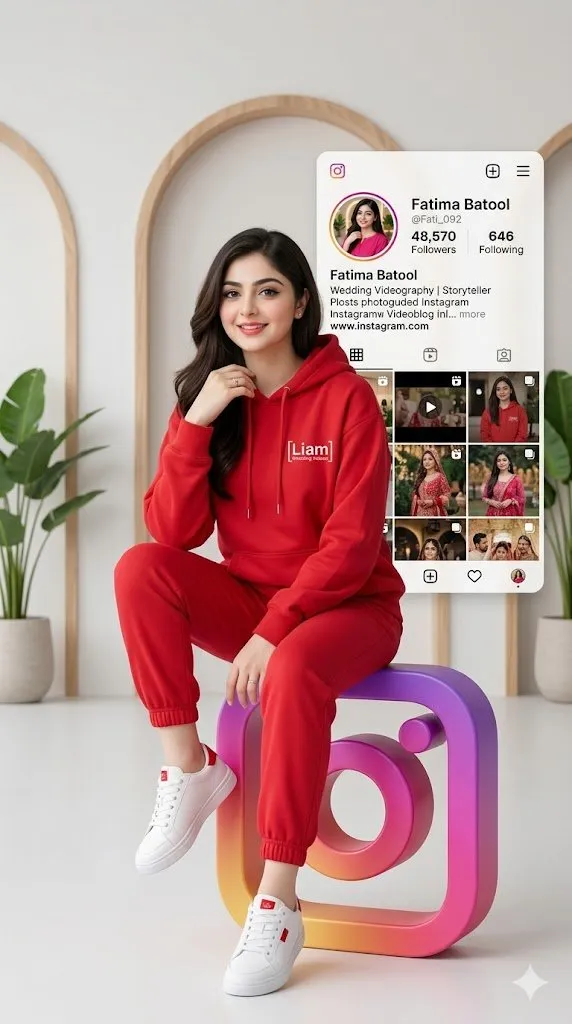 بطاقة ملف شخصي ثلاثية الأبعاد لوسائل التواصل الاجتماعي