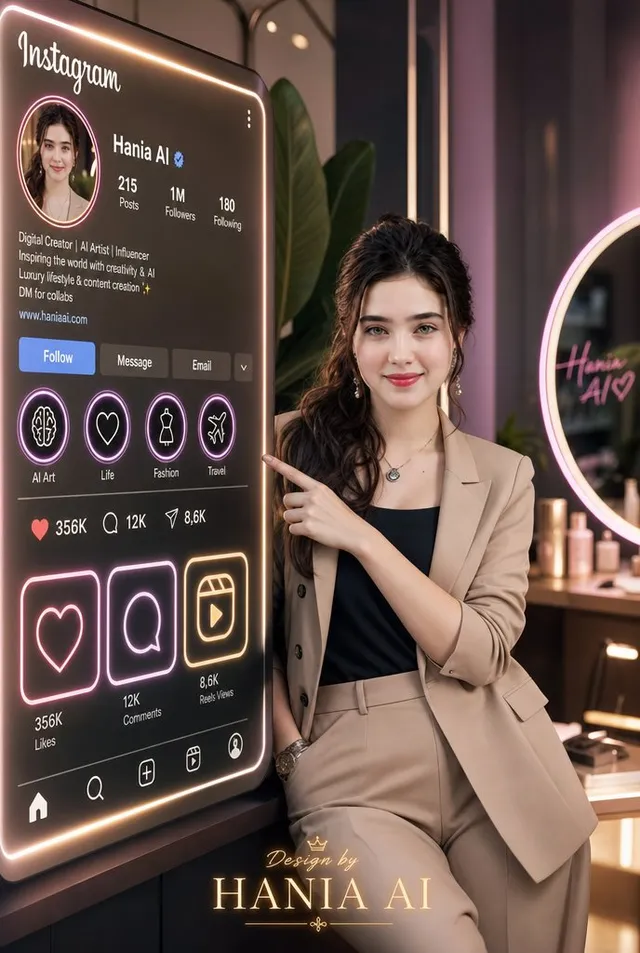 Luxus-Instagram-Profil-Ersteller-Poster