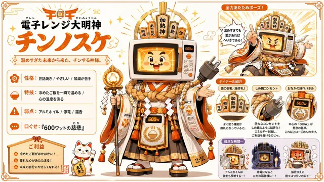Microwave Deity Mascot Sheet