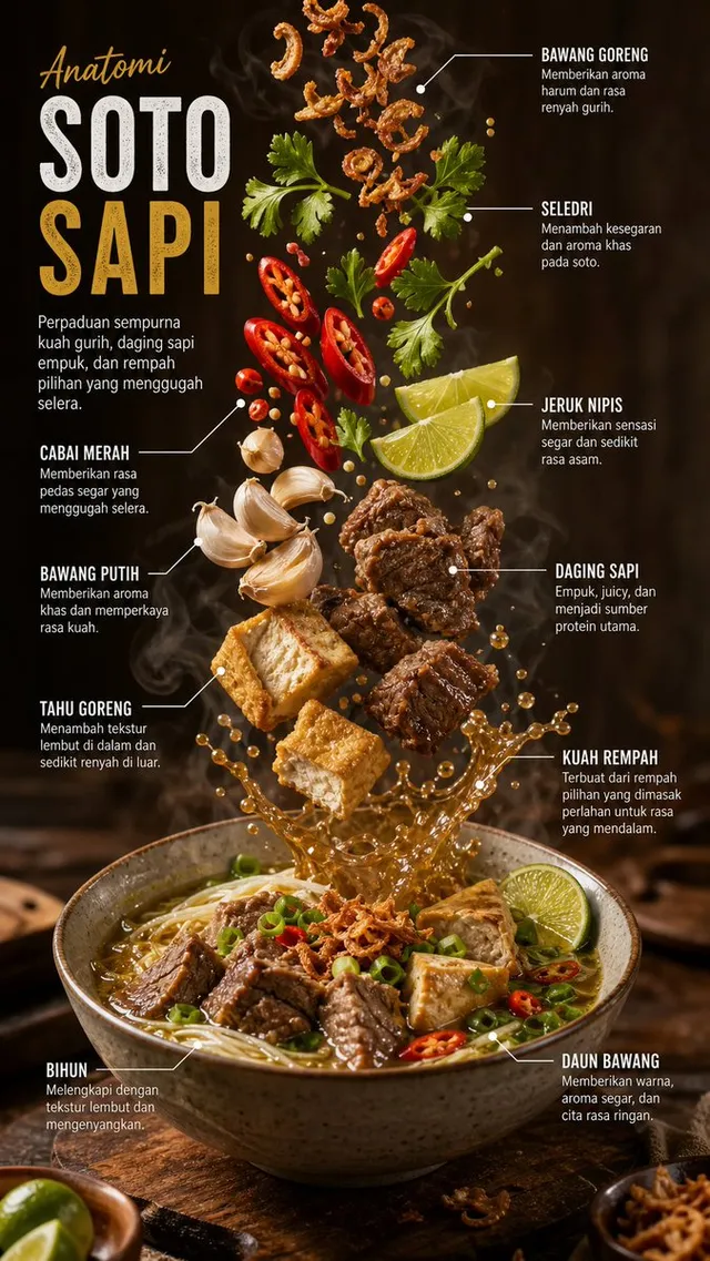 Editorial Food Infographic Poster